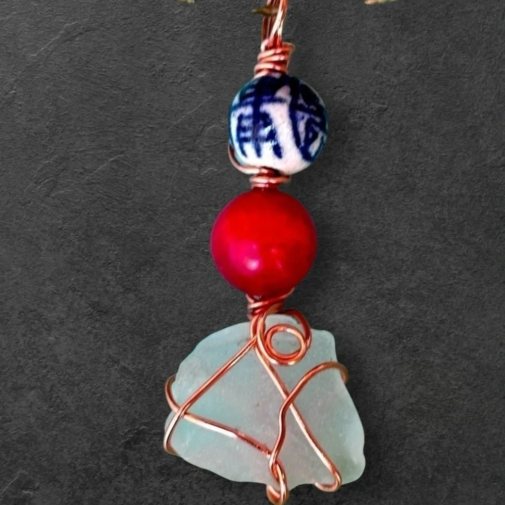 Handmade sea glass